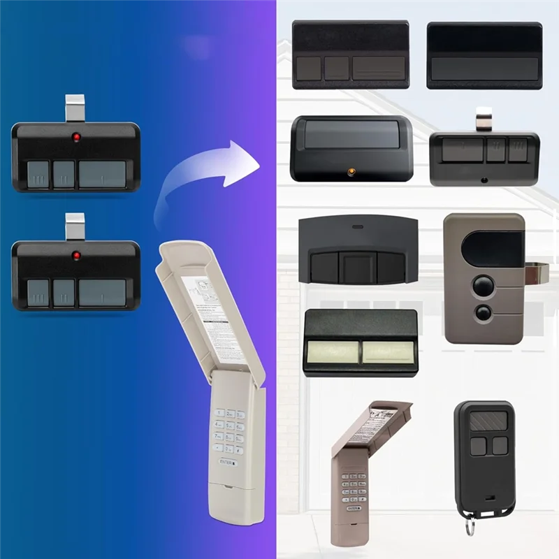 AA60-Universal Keyless Entry Keypad สําหรับโรงรถประตูรีโมทสําหรับเรียนรู้ปุ่ม Dip Switch
