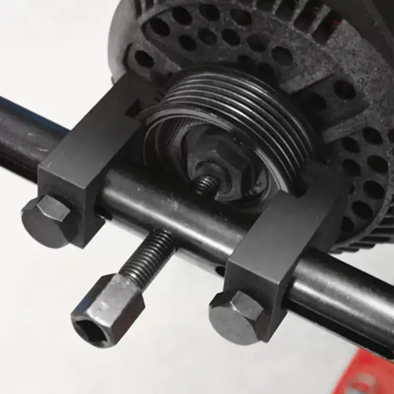 Extrator universal para polia de acionamento com nervuras Kit removedor de virabrequim Chave Allen Hex Ferramenta de reparo do carro