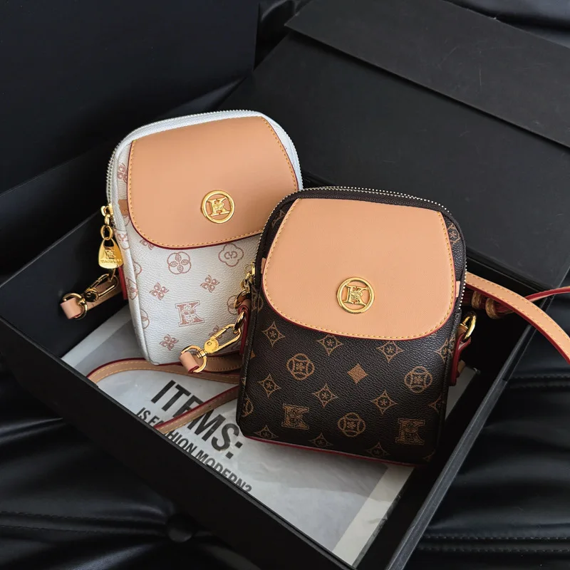 Street Style PU Mini Crossbody Bag High End Fashion Print Women's Handbag Wear Resistant Versatile Ladies Single Shoulder Bag