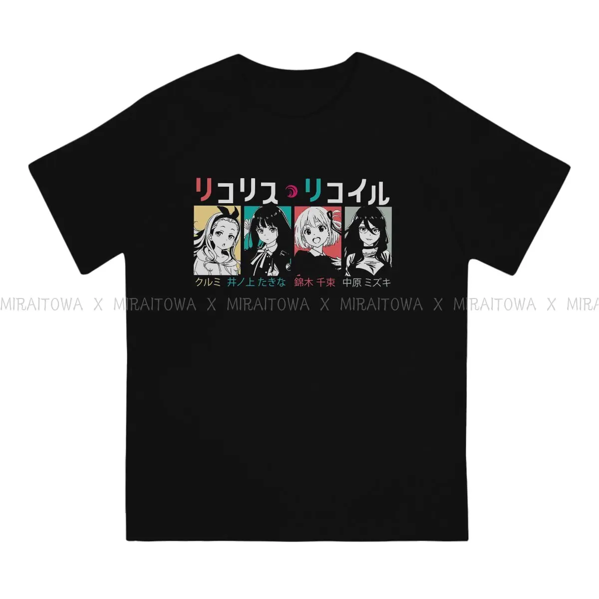 Characters Harajuku TShirt Lycoris Recoil Chisato Nishikigi Takina Inoue Anime Style Tops Leisure T Shirt Male Tee  Idea