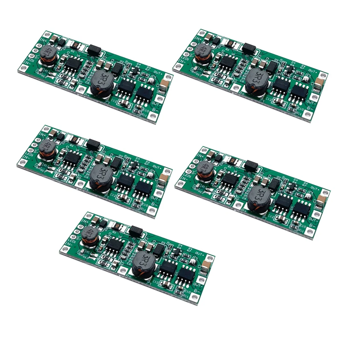 5PCS DC 12V Charging Step Up Booster Module for 18650 Lithium Battery UPS Voltage Converter Protection