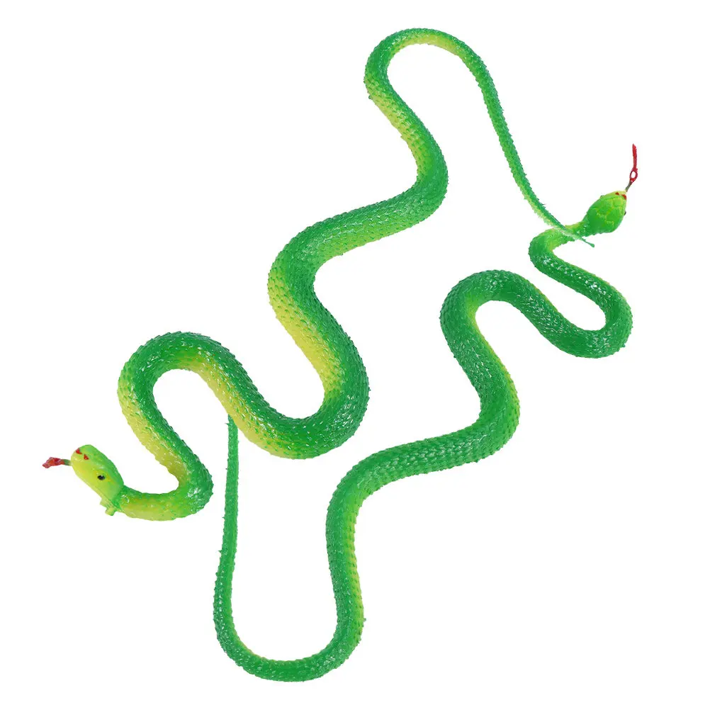

2Pcs Lifelike Simulation Snake Ornament for Haunted House Party Prank Garden Decor Desktop Plant Pot Spooky Vibe Realistic Snake