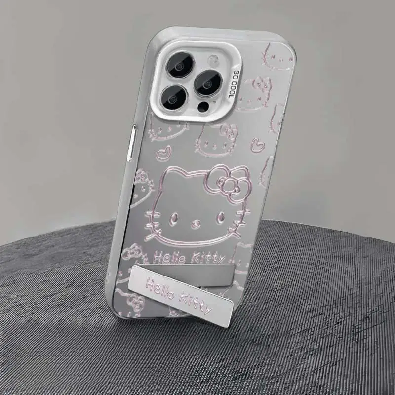 Hello Kitty حافظة هاتف مع حامل قوس ، مقاوم للصدأ ، لطيف ، Y2K ، A55 ، A54 ، 5G ، A15 ، A34 ، S24 ، S23 Ultra ، S20 FE ، S21 ، S22 Plus #4