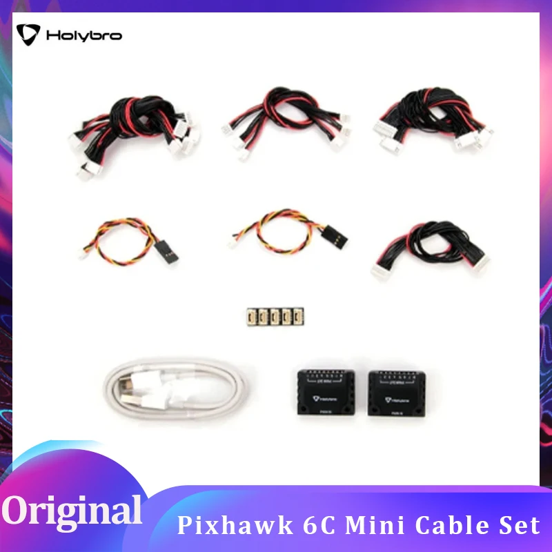 Holybro Pixhawk 6C Mini / Pixhawk 6C Autopilot Flight Controller Replacement Cable Set for Baseboard DIY Parts
