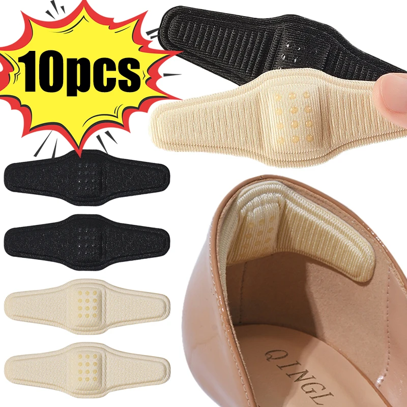 5pairs Heel Insoles Patch Pain Relief Anti-wear Shoe Cushion Pads Feet Care Heel Protector Adhesive Back Sticker Shoes Insert