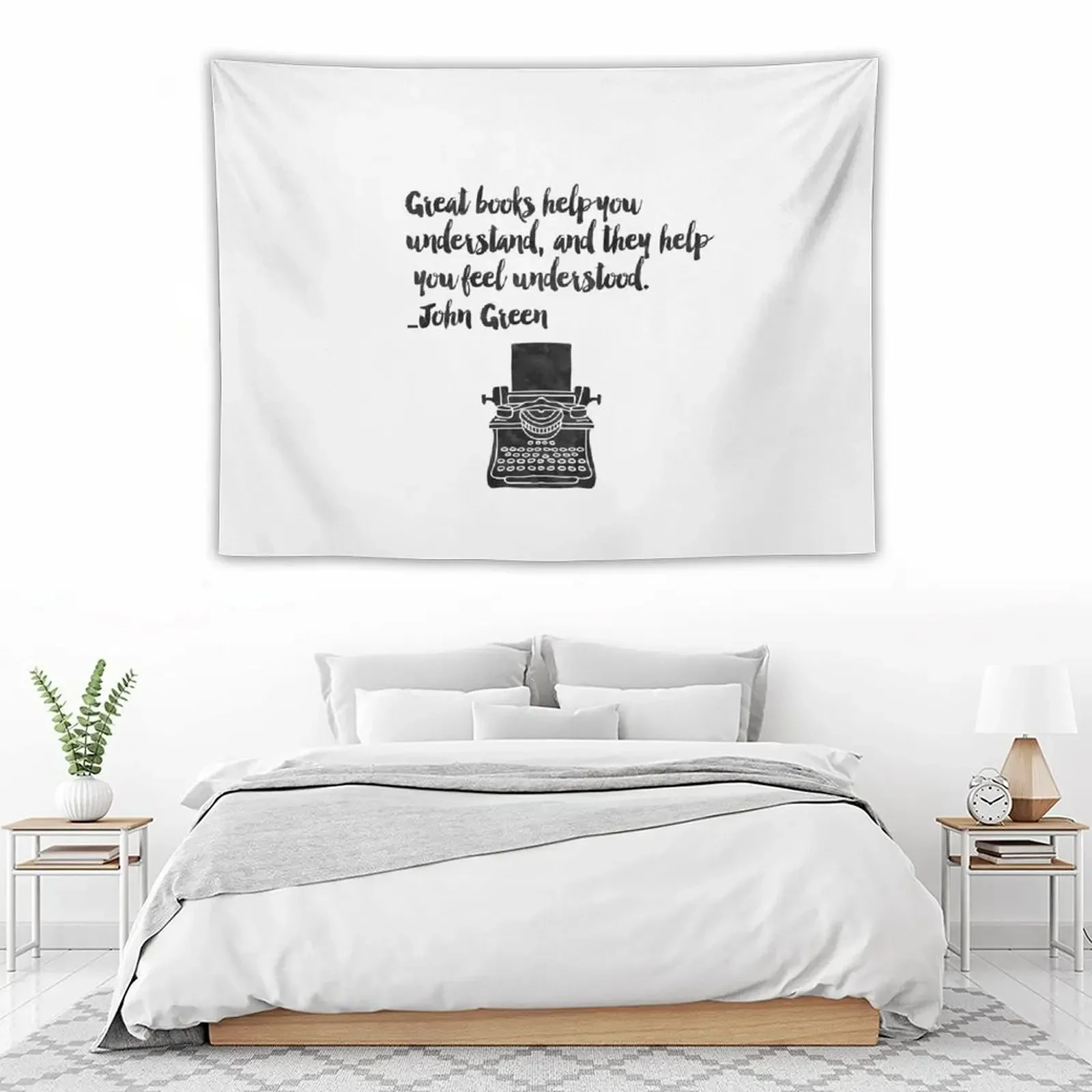 Wisząca dekoracja ścienna John Green Tapestry do domu