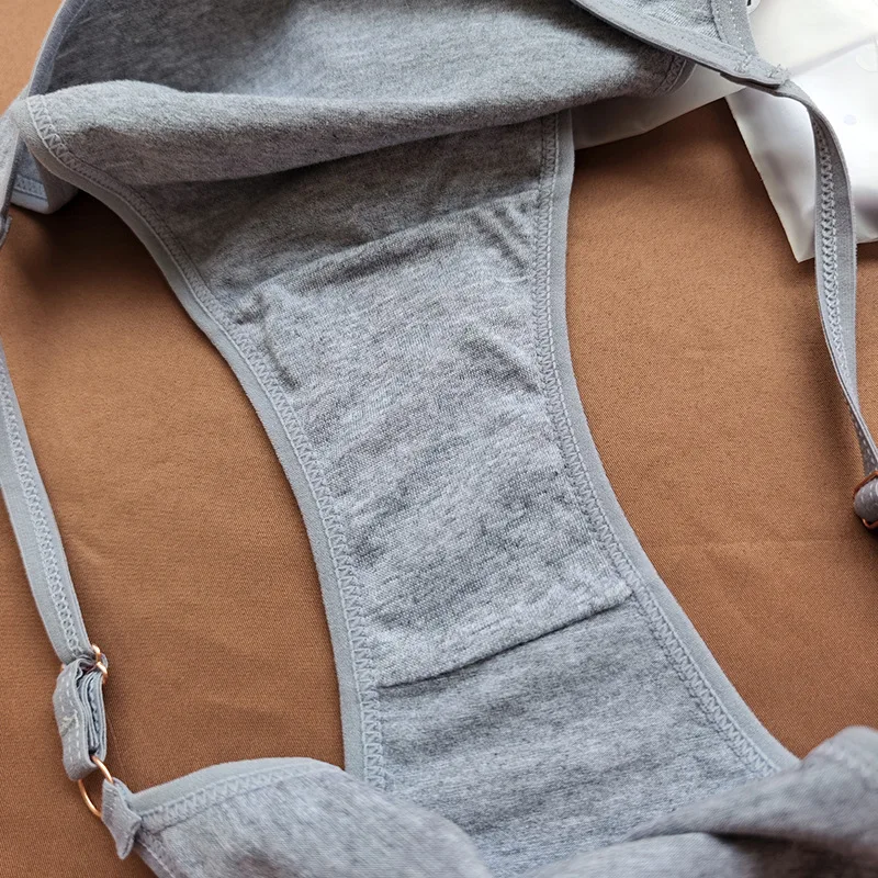 5 ks/sada bavlněných kalhotek, dámské spodní prádlo s nízkým pasem, bavlněné jednobarevné kalhotky, měkké dámské sexy spodní prádlo, velikost S-XL - náhled 5