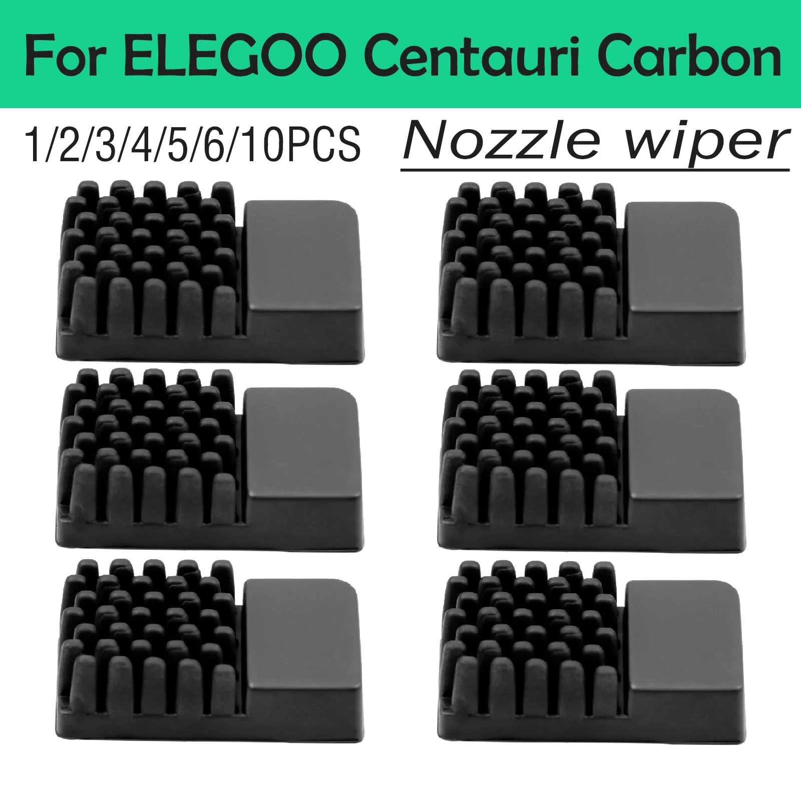 For Centauri Carbon Nozzle Brush Nozzle Cleaner Tool Nozzle Wiper Silicone Brush Strong Cleaning Ability High Temperature Resist