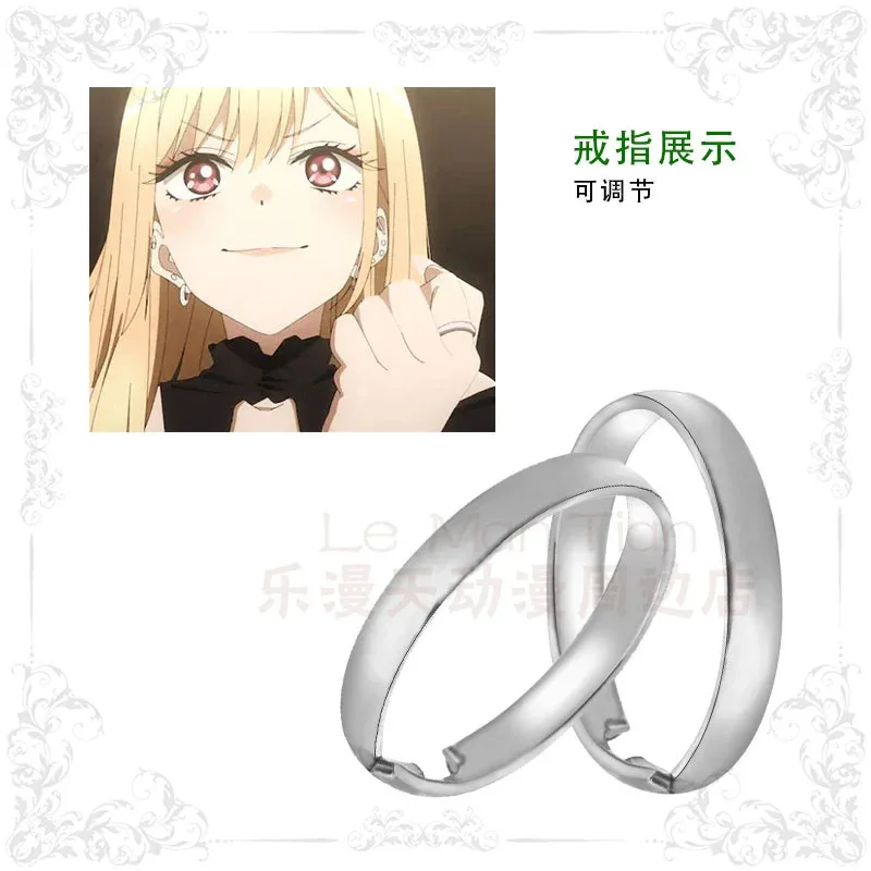 DY20Anime Marin Kitagawa Cosplay Earring  Jewelry Marin Cosplay Ring Press-on nails Accessory For Hallowmas Carnival Role Play25