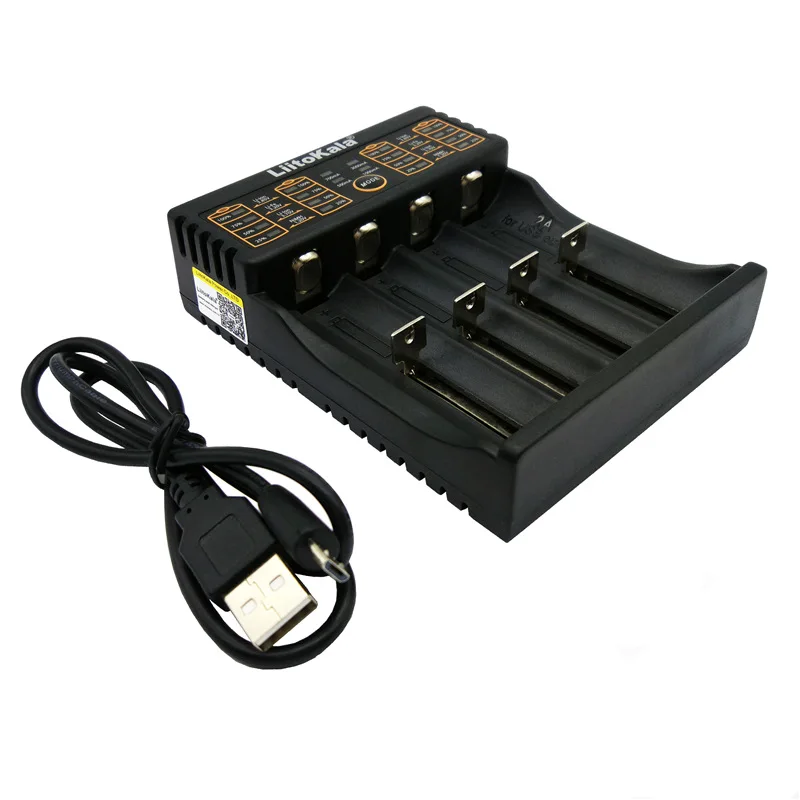 

Liitokala Lii-402 Plastic Charger for AA/AAA 18650 18490 18350 17670 17500 26650 16340 14500 NiMH Li-ion Electrical Toys