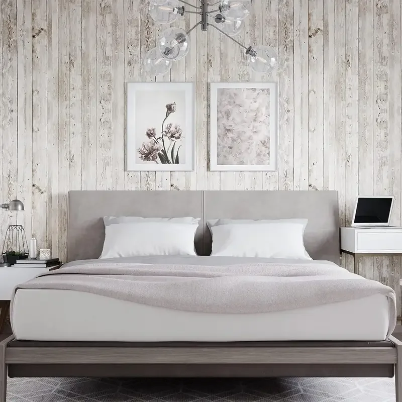 Papeles de pared de Pvc autoadhesivos de 45cm, papel tapiz de grano de madera antiguo, pegatinas impermeables para muebles antiguos, puerta de madera, armario y escritorio