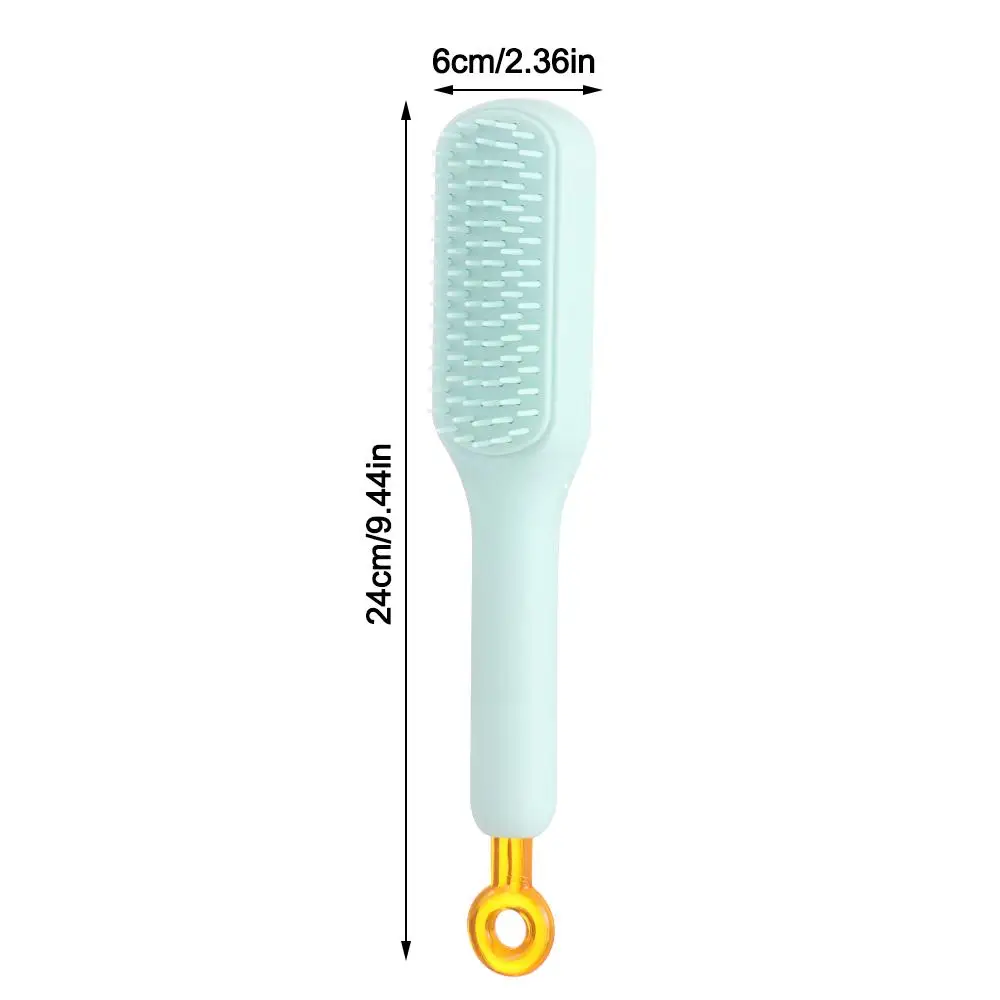 Self Cleaning Hair Comb Magic Retractable Comb Hairdressing Hair Comb Self Cleaning Massage Hair Brush ABS Hairstyling Tools