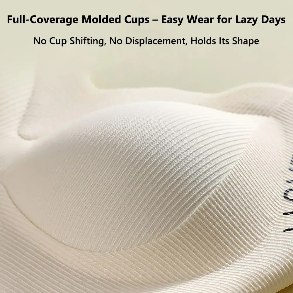 حمالة صدر لاسلكية رافعة للأعلى، أكواب ثابتة، ملابس داخلية رفيعة من الخلف، ملابس داخلية بدون خياطة #3