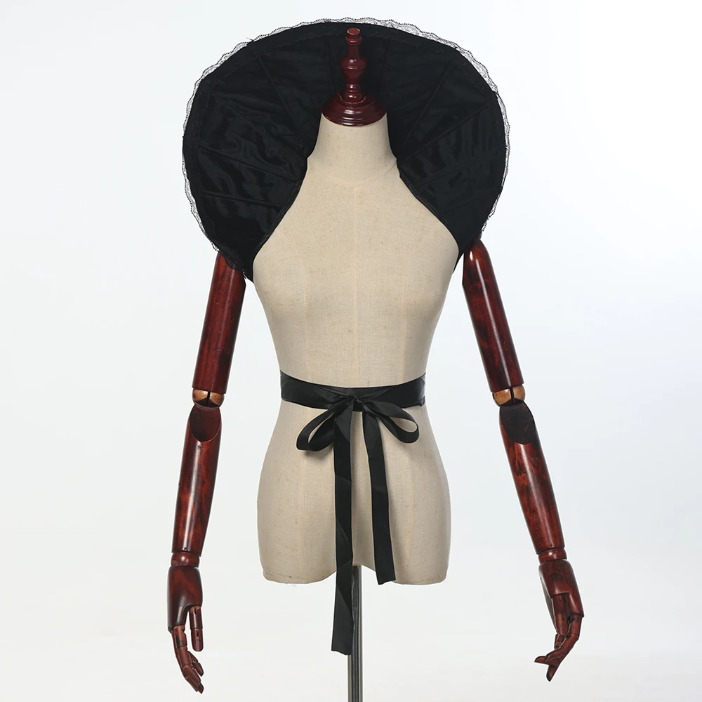 إليزابيث الملكة تأثيري الدانتيل الجوفاء الوقوف الياقة القوطية الشرير الملحقات