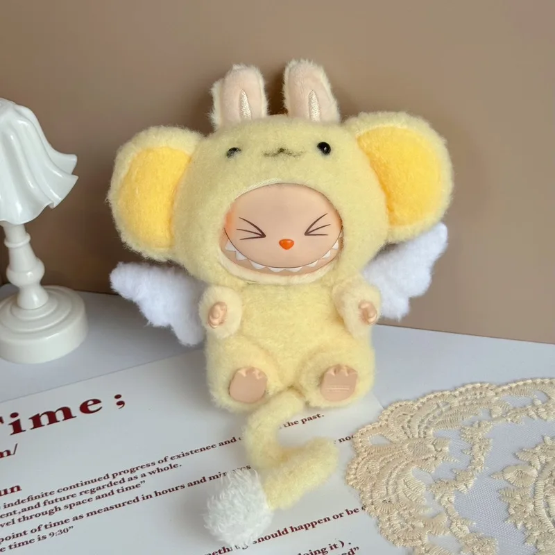 لملابس الأطفال من Labubu، مجموعة ملابس أطفال صغيرة من Ke، قلادة من الفينيل القطيفة، عصرية ومبتكرة، هدية عيد ميلاد للعطلات