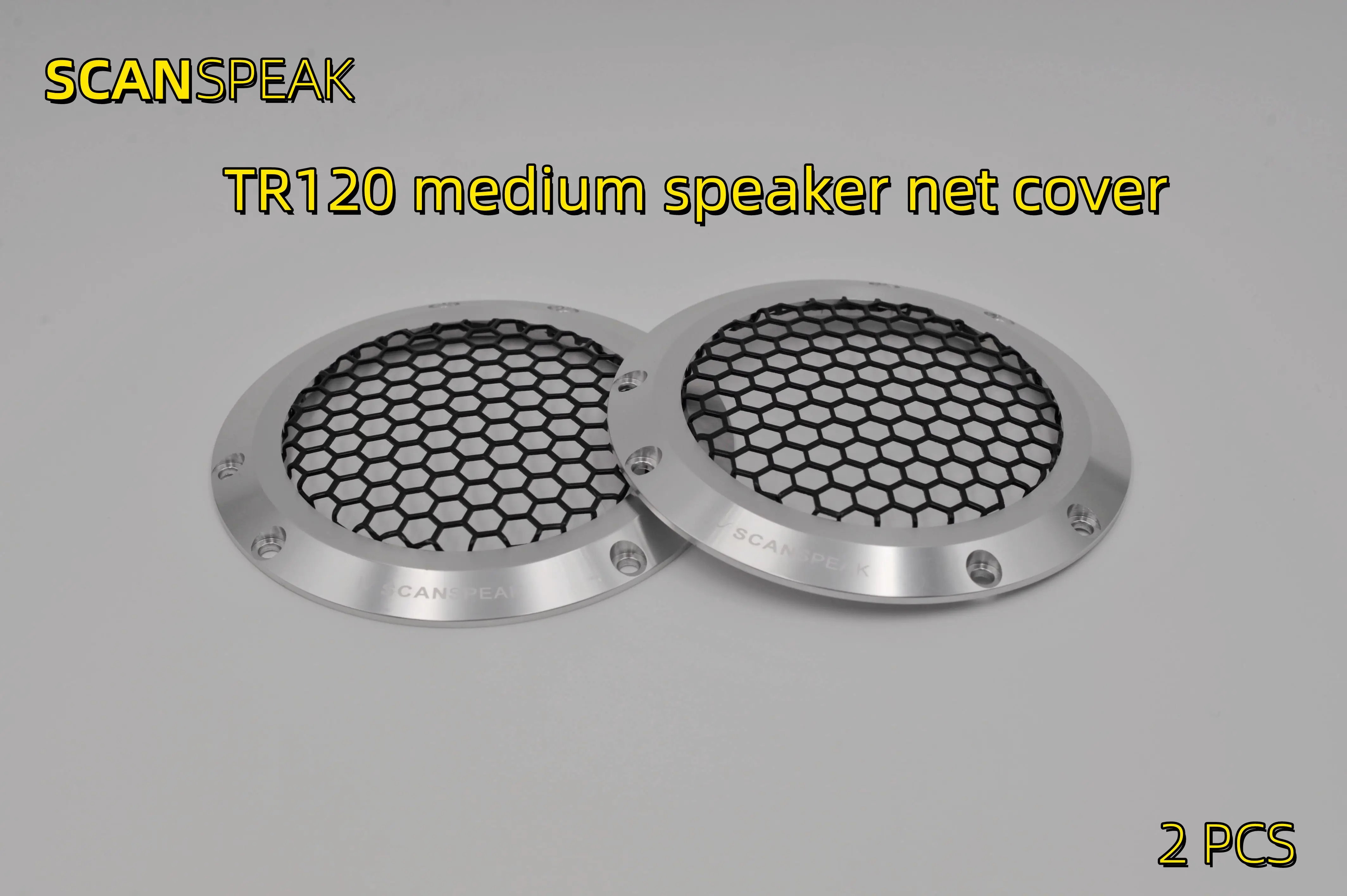 Suitable for SCANSPEAK TR6.3 TR120/TR180 Medium and Bass Speaker Aluminum Alloy Protective Decorative Mesh Cover
