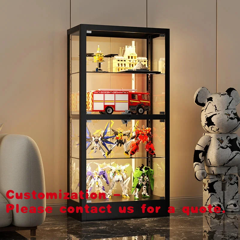 

Customize.Modern Design Steel Glass Display Cabinet Adjustable Display Cabinet Supermarket Retail
