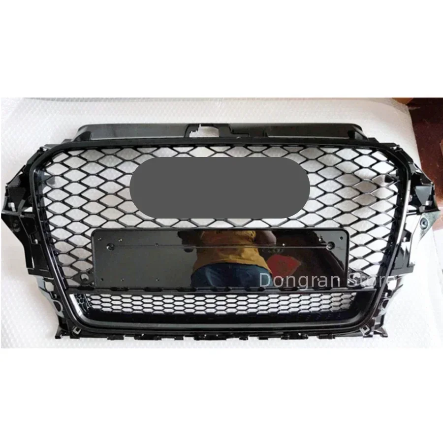 

Car Front Bumper Grille Grill for Audi RS3 for A3/S3 8V 2014 2015 2016（Refit for RS3 Style）Car Accessories tools