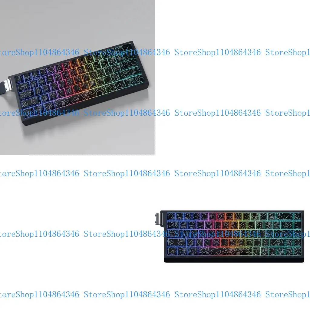

5asd 64/74Pcs Contour3.0 Keycaps Original Profile Side Print Backlit Dye-Sub Keycap