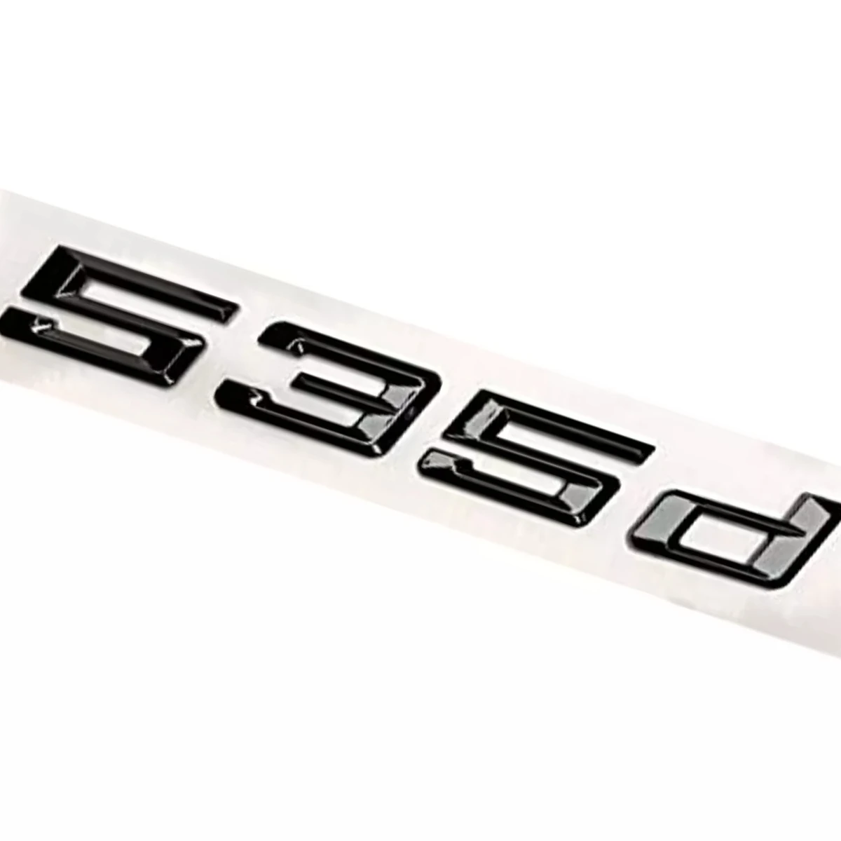 

535d Gloss Black Rear Trunk Emblem Badge for BMW 535d Decal Numbers Letters