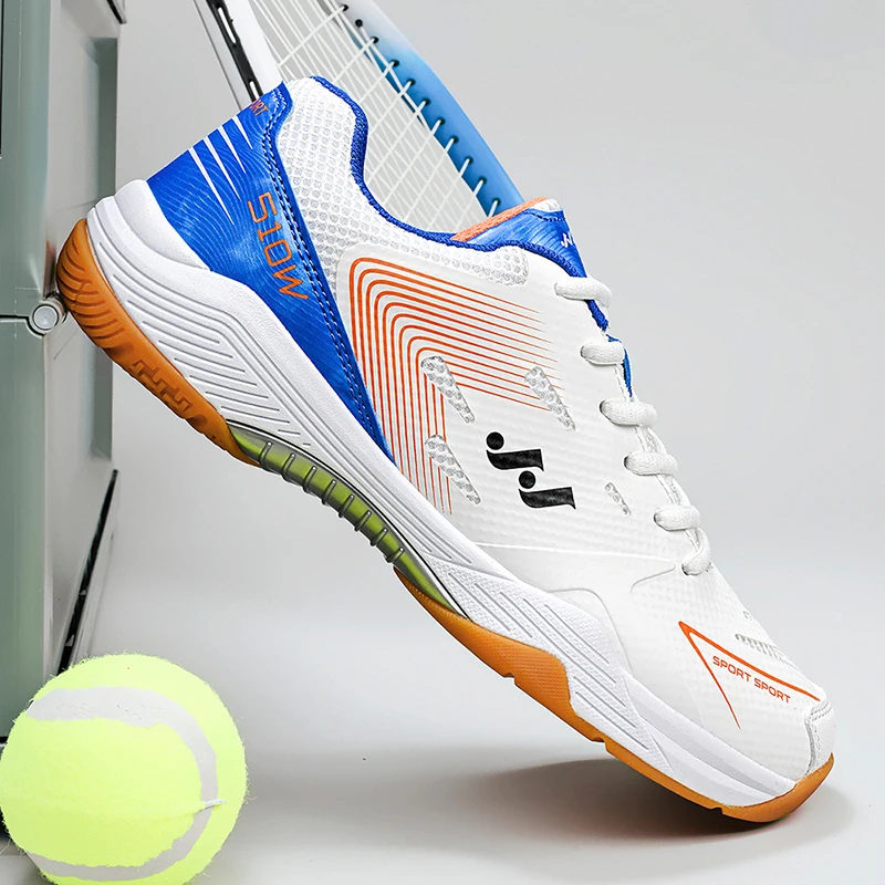 

New Men Professional Badminton Shoes Lightweight Ping Pong Sport Tennis Volleyball Shoes Indoor Sports Shoes Training Sneakers