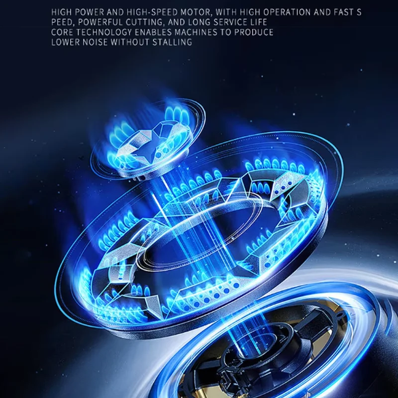 Kemei 2290D مجموعة ماكينة قص الشعر الاحترافية للرجال قابلة للتعديل لتشذيب الشعر واللحية مع قاعدة قابلة لإعادة الشحن LCD لصالون الحلاقة #2