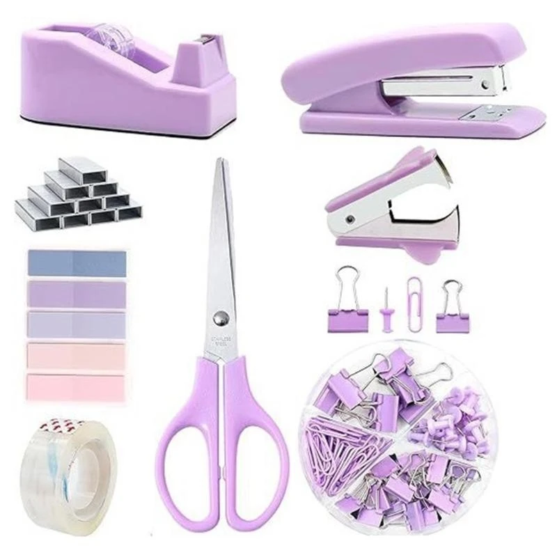 y5lb-desk-stapler-refills-and-remover-set-clear-tape-and-colorful-index-tabs-set