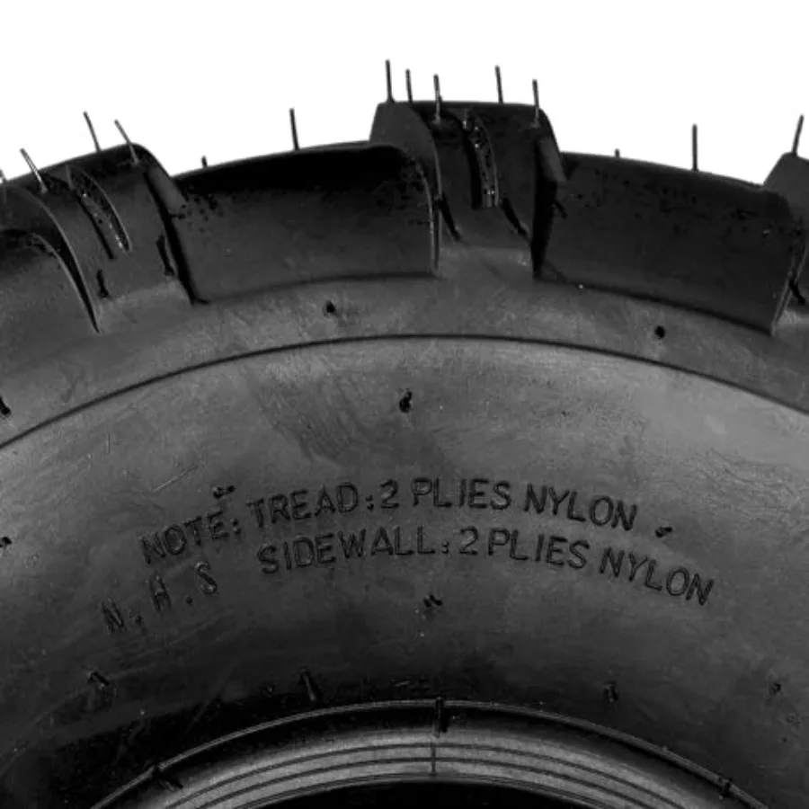 إطارات ATV UTV LawnMowers 20x108 6 PR Directional Tread Sports مجموعة إطارات الطين لجميع التضاريس مكونة من زوجين لأداء الطرق الوعرة