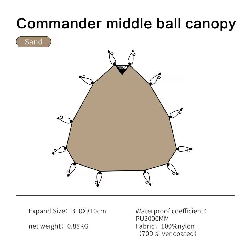 MOBI GARDEN 돔 텐트 야외 설치 예시