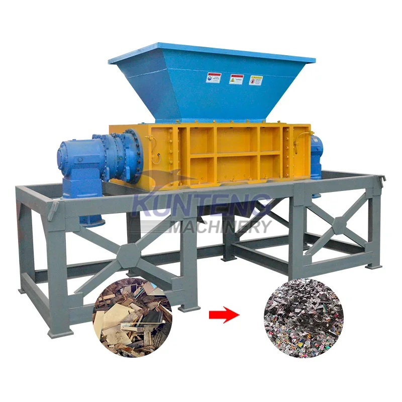 High quality waste paper scrap metal plastic shredder machine of waste sorting plant