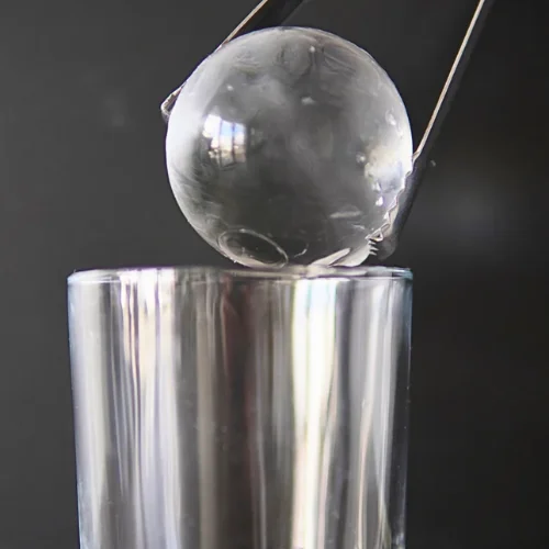 Tabletop Ice Hockey Machine for Outdoor Picnics and Family Gatherings Energy-saving Sphere Ice Generator for Home Bar Party