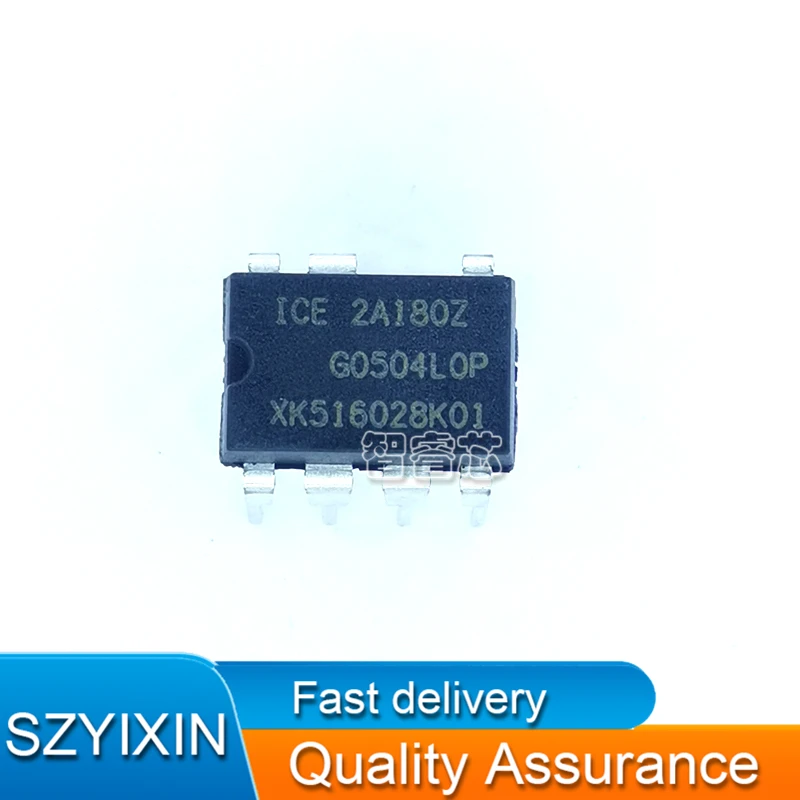 5Pcs/Lot New Original ICE2A180Z 2A180Z LCD Power Management Chip DIP-7 In-Line 2A180  In Stock