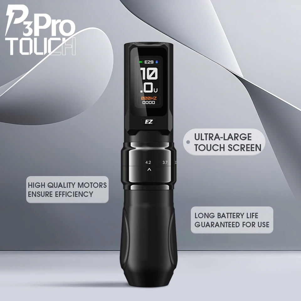 EZ P3 Pro 触控式無線タトゥーマシン 2000mAh