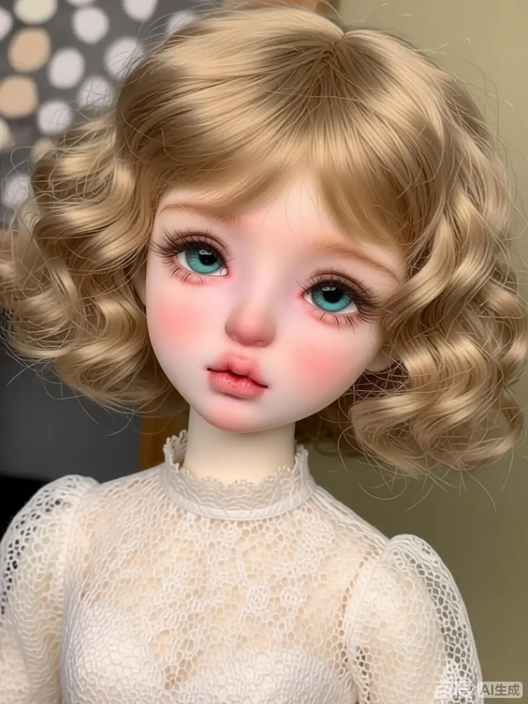 

High Quality New SD BJD Doll 1/4 aikou nimo Women's Individual Head Toy Dolls for Collectors Just a head