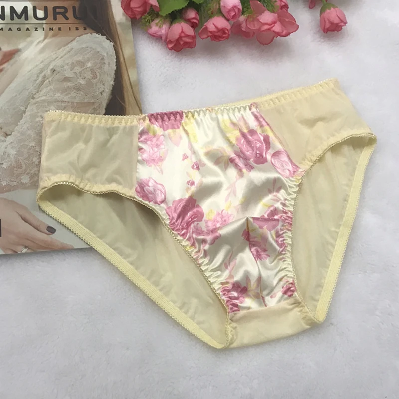 Mens  Panties Sissy Silky Satin Lingerie Panties Briefs Crossdress Underpants Underwear mens sexy underwear gay