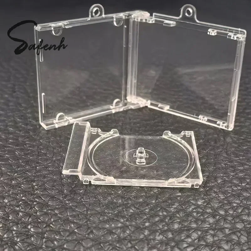 1 قطعة ألبوم تذكارية محيطية فارغة صغيرة CD قلادة DIY بها بنفسك سلاسل المفاتيح على ظهره معلقة الديكور #2