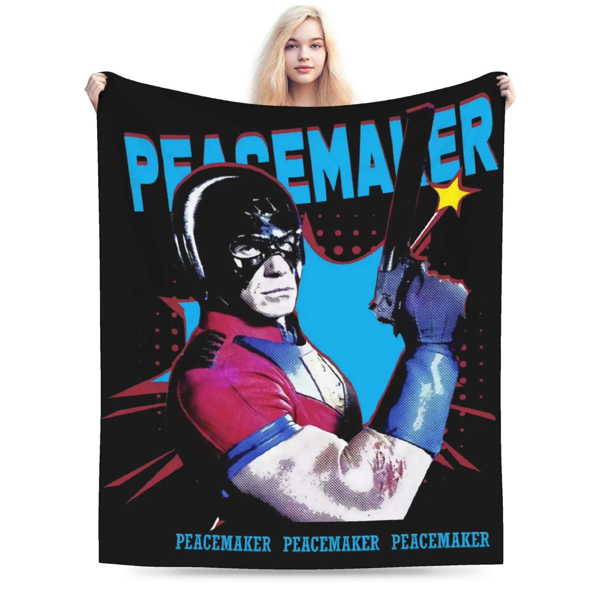 Vigilante Peacemaker يقتبس بطانية فائقة النعومة من الفلانيل هدية جديدة رمي البطانيات المفارش #2