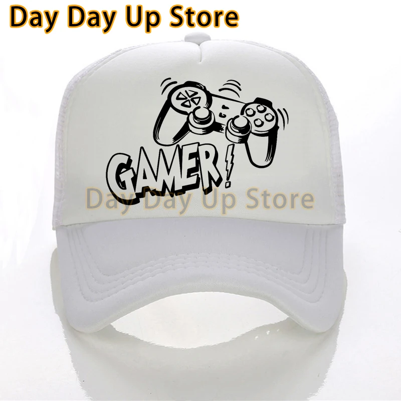 For gamer cap funny Gaming Baseball caps Video Game Shirt Men Summer Mesh cool hat Men women adjustable snapback hats