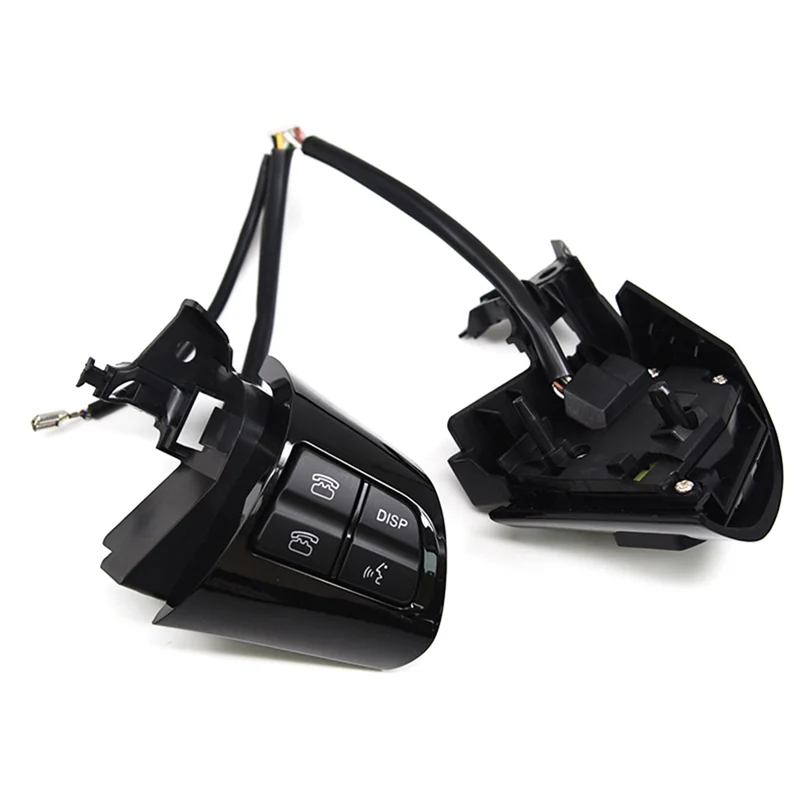 

A77T-Steering Wheel Audio Control Button Cruise Switch Replacement Parts For Toyota Corolla / Wish / Altis 2010-2013 Bright Blac