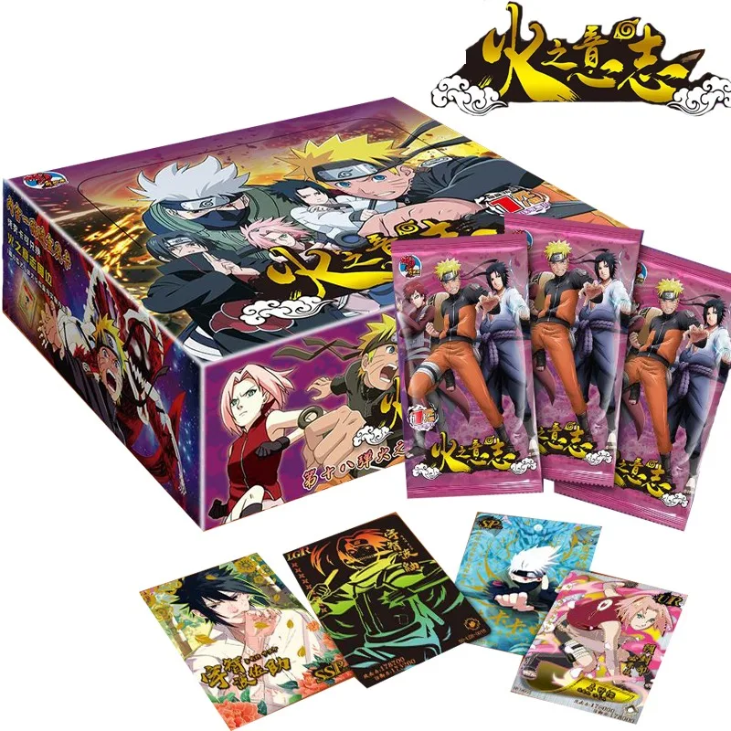 Anime Original Naruto Cards Chapter Of The Array Box Naruto Vortex Uchiha Sasuke Collection Cards Toys Hobbies For Children Gift