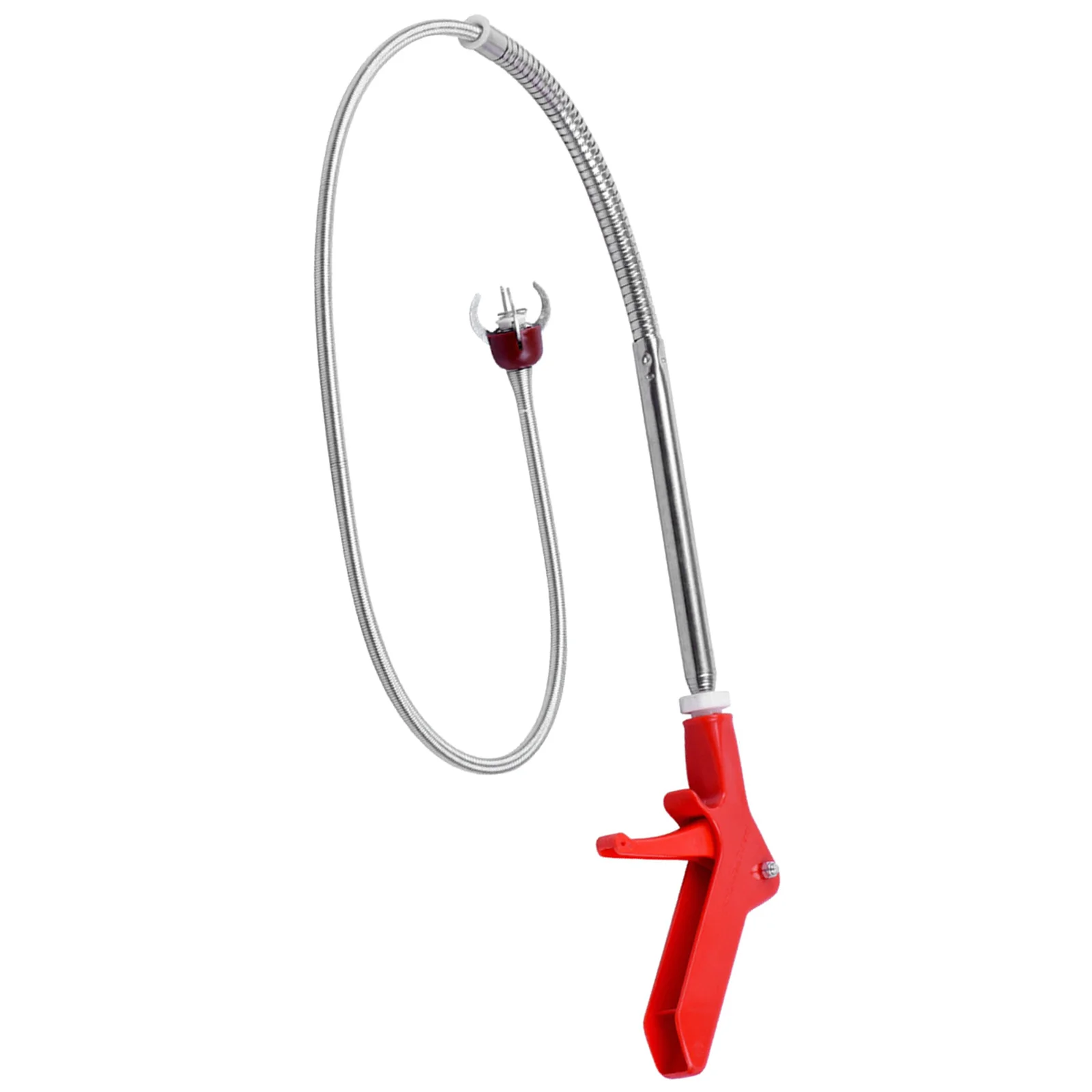 

Toilet Snake Drain Cleaner 51 Inch Pipe Clog Remover Tool Flexible Grabber Claw for Bathroom Kitchen Sewer Cleaning