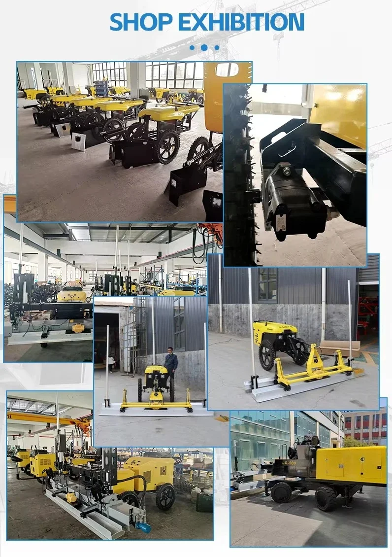 Telescopic Boom Laser Screed Laser Concrete Paving Leveler Laser Concrete Floor Leveling Machine