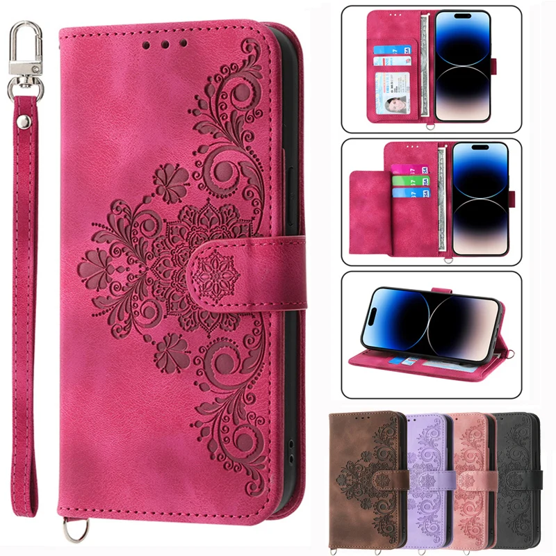 Fashion Print Wallet Leather Case For Sharp Aquos R8 Pro Card Slots Phone Book Cover For Sharp Aquos Wish3 Case Cover