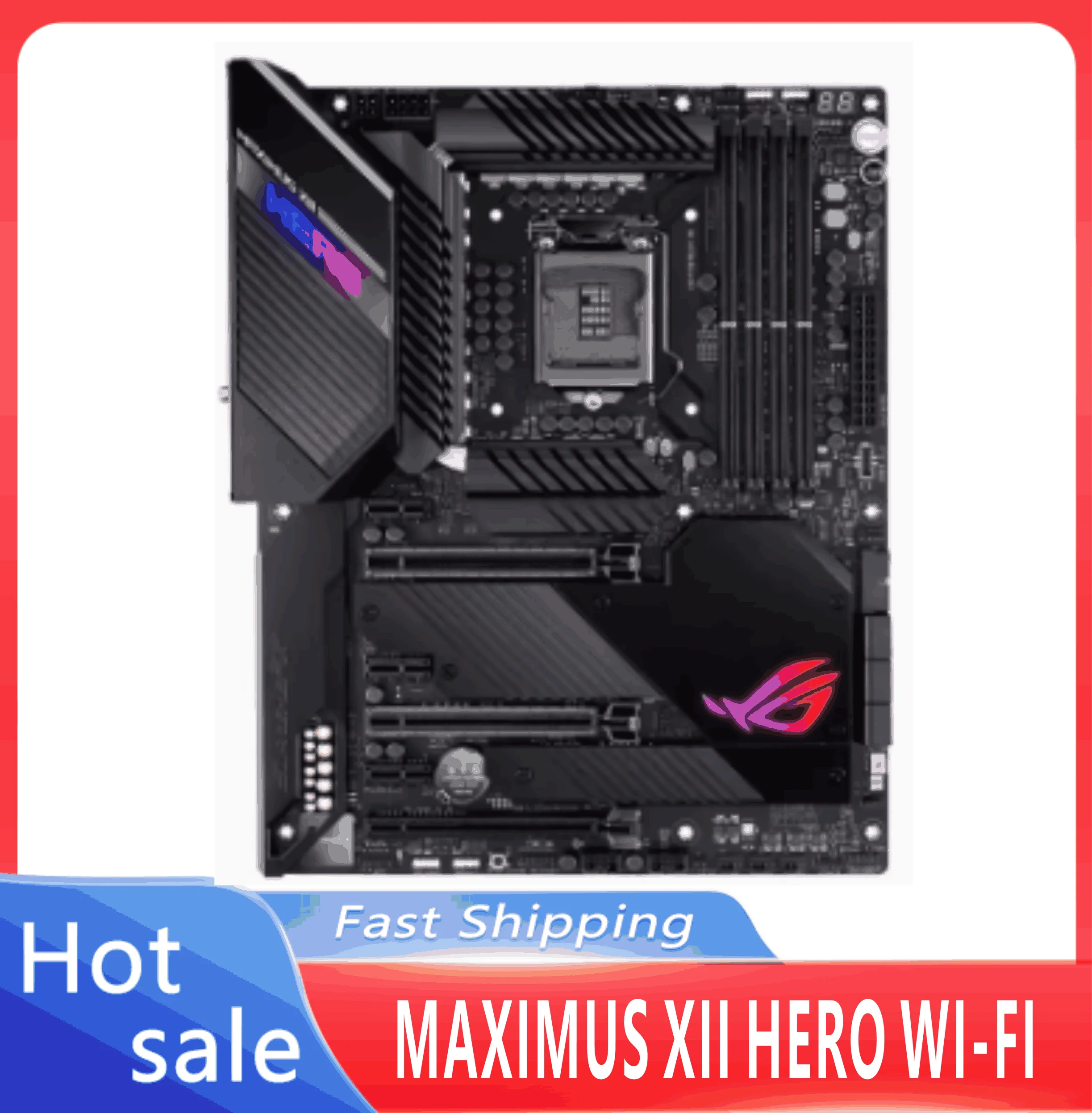 MAXIMUS XII HERO WI-FI LGA 1200 DDR4 128GB Z490 6×SATA III PCI-E 3.0 USB3.2 ATX 100% Testing normal operation