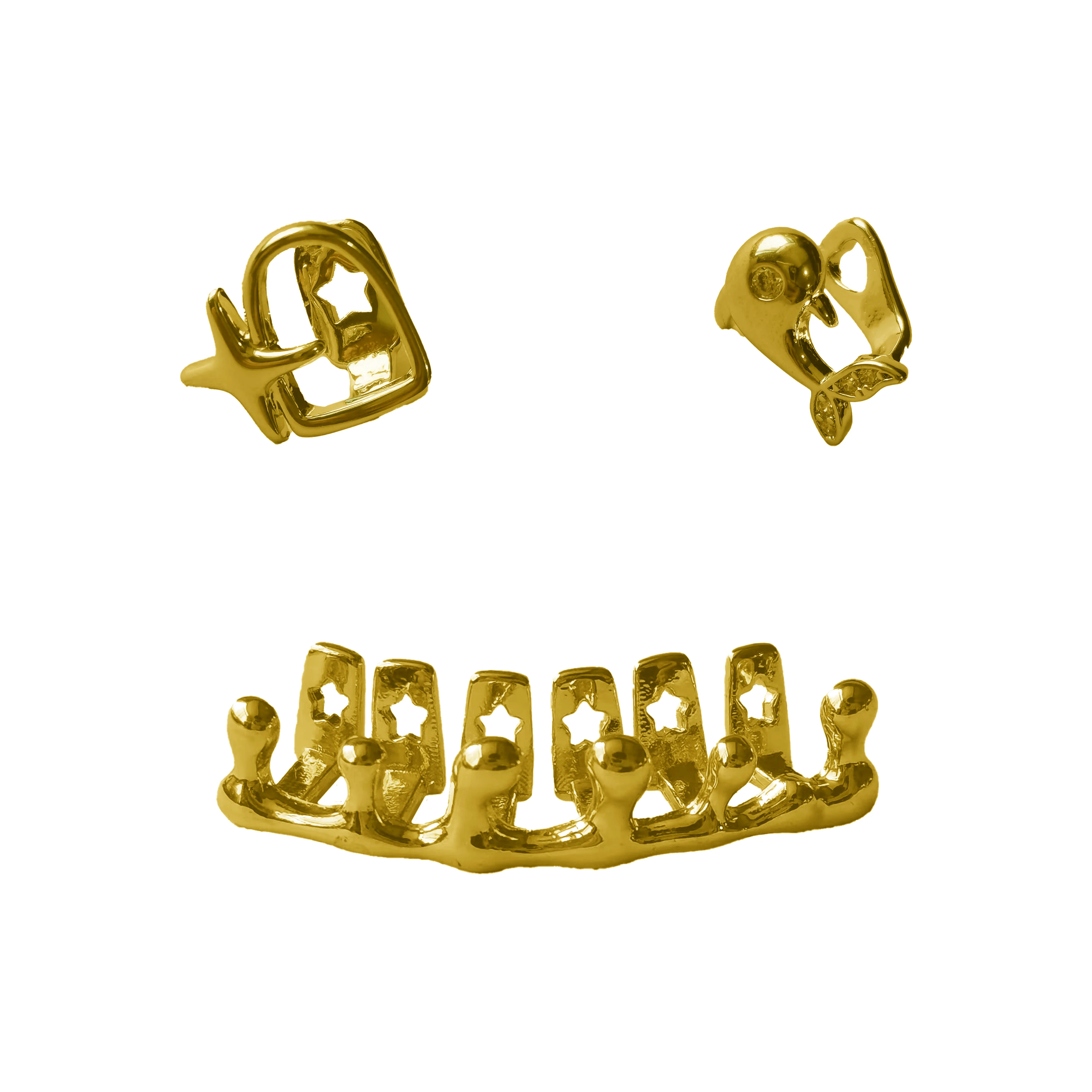 شواية أسنان مجوفة على شكل قلب - إكسسوار أسنان متألقة على طراز الهيب هوب، مثالي للمهرجانات الموسيقية والحفلات #4