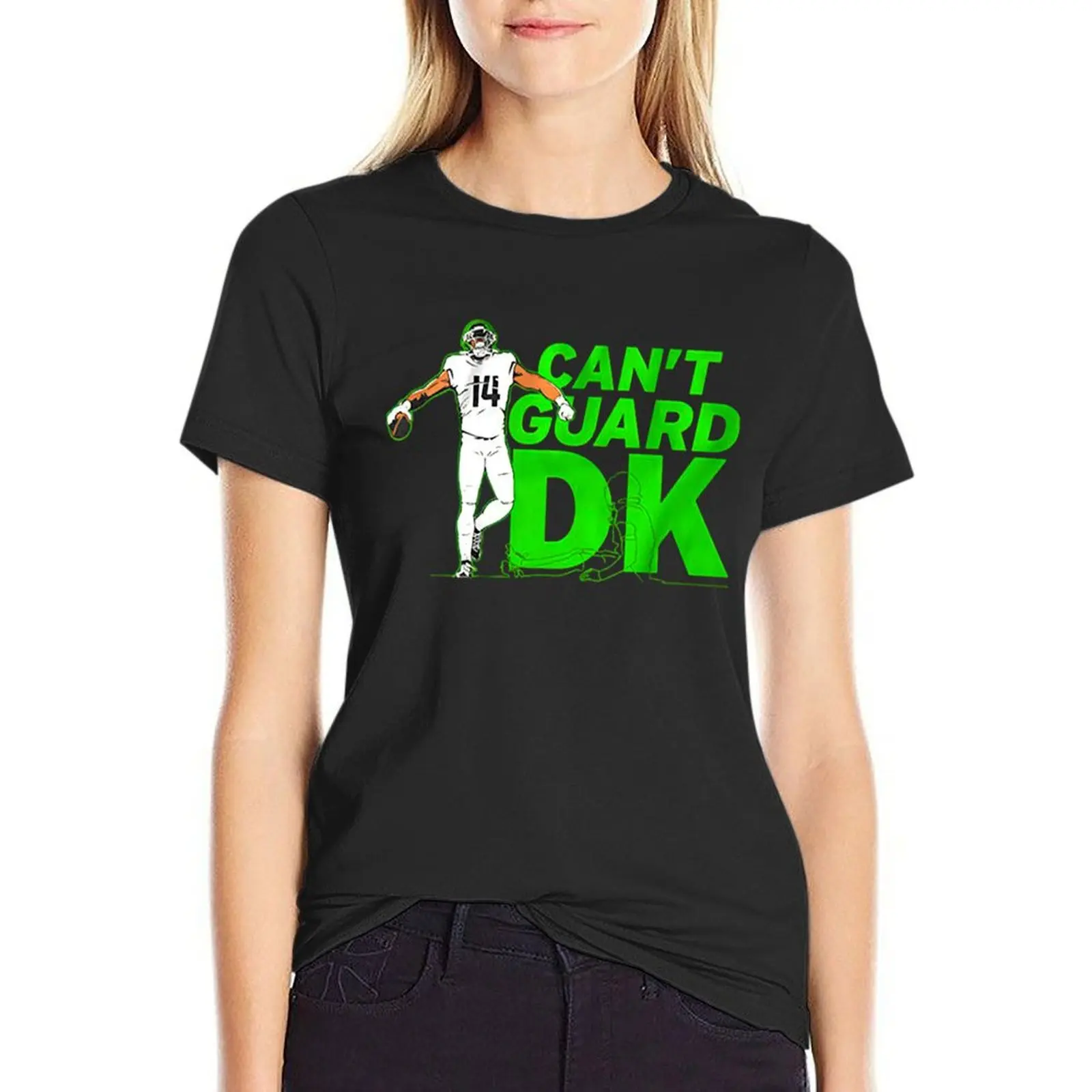 Can't guard DK Metcalf T-Shirt blanks plus size tops white t-shirt dress for Women sexy