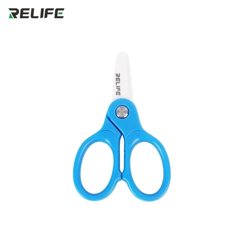 RELIFE RL-102A Mini Ceramic Insulated Scissors Suitable for Cell Phone Batteries Office Line Repair Cutting Scissor Tools