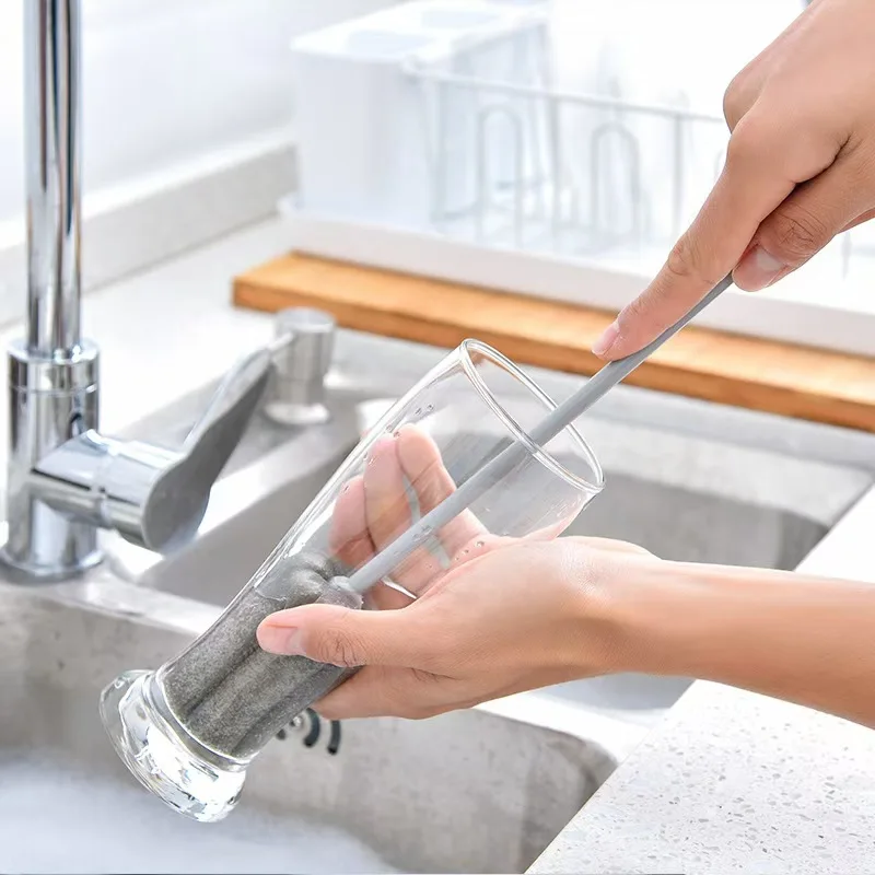 2Pcs/Cup Brush Sponge Cup Brush Multifunctional Household Cl