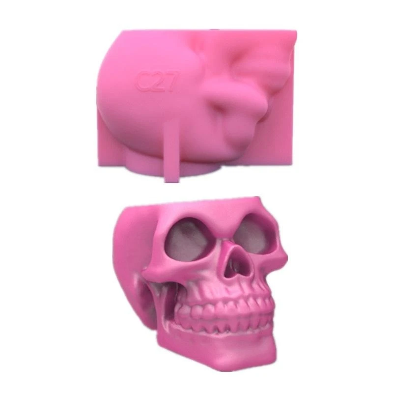 

Skull Flowerpot Epoxy Resin Mold Plant Pot Concrete Plaster Silicone Mould