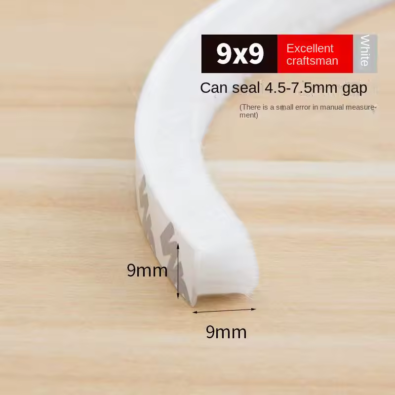 Self-adhesive Bristles Wool Pile Weatherstrip Door Window Brush Seal 7/9 X 5mm 9mm 12mm 15mm 23mm Warm Winter Gray White Brown - Image 21